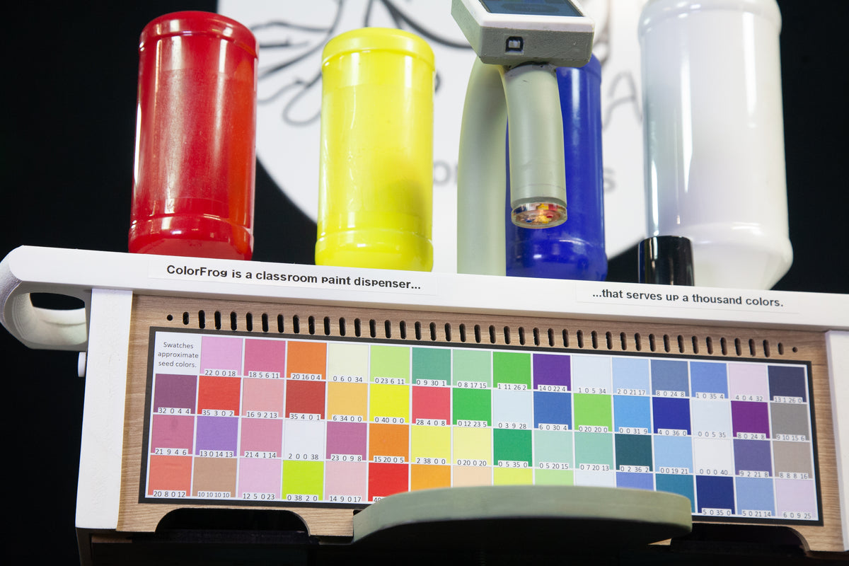 Select a color, stir and paint!